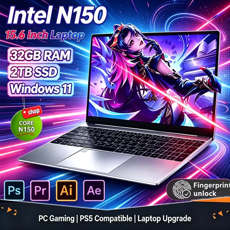 Ddr4 Laptop Ram - 2026년형 15.6인치 인텔 N150 프로세서, 윈도우