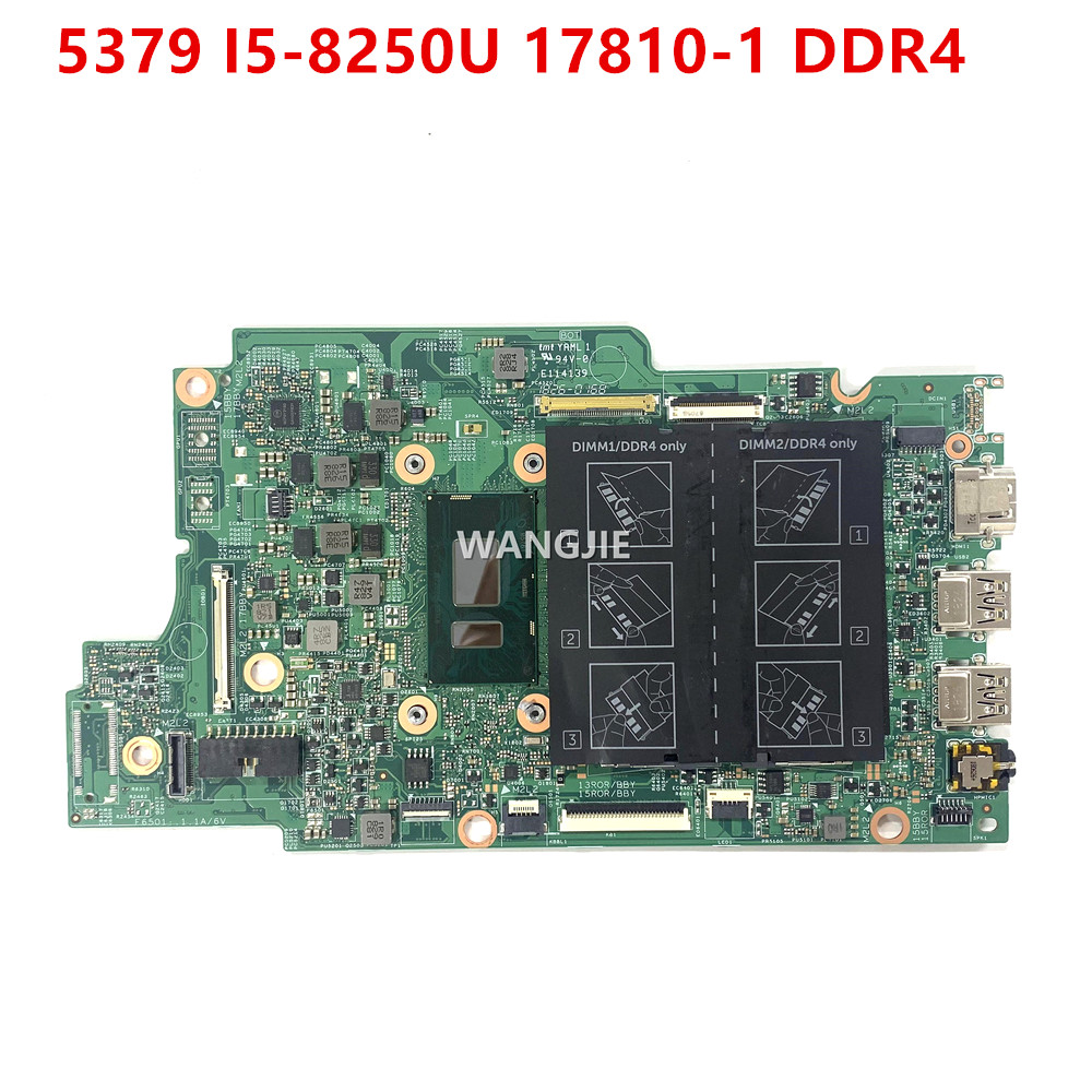 Ddr4 16Gb - 17810-1, 델 인스피론 5379 노트북용 메인보드,