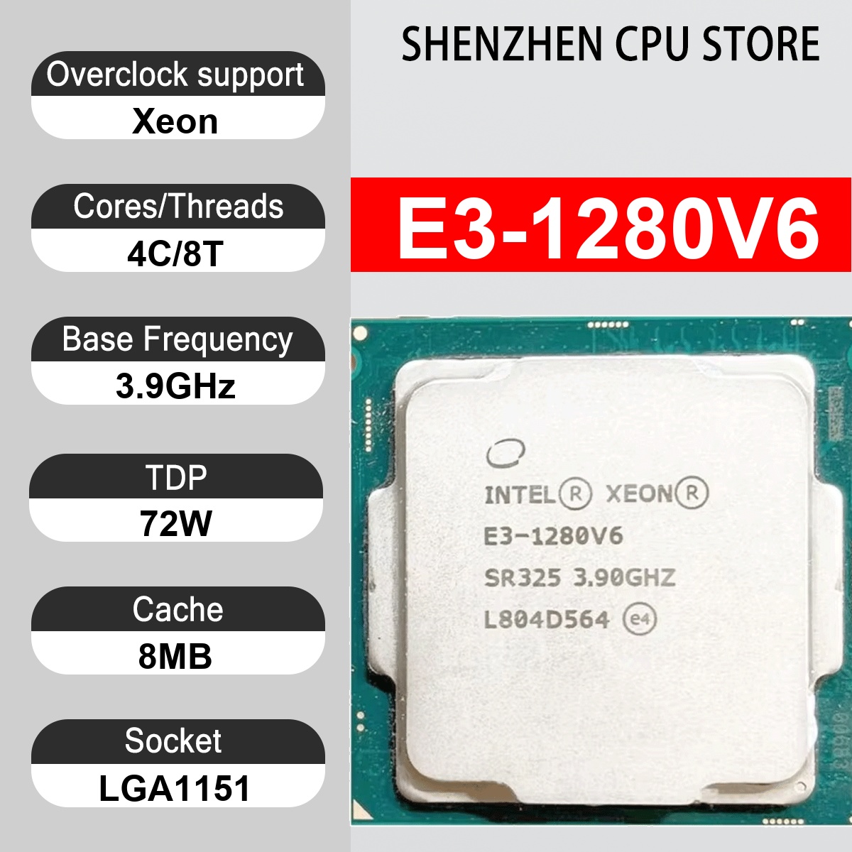 Ddr4 2400Mhz - 인텔 제온 E3-1280V6, 쿼드 코어, 8