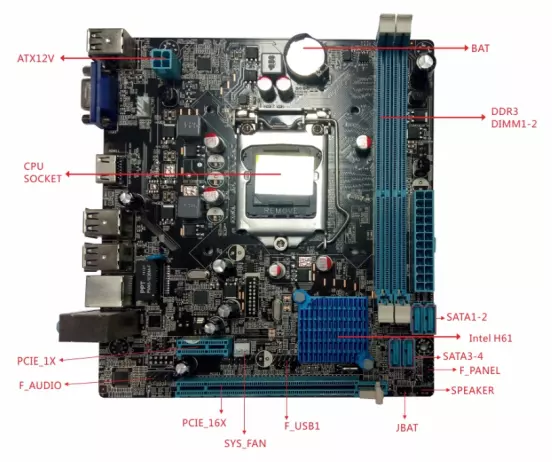 H61 ATX 전원 공급 장치 LGA1150 마더보드  - Ddr3 Ram 리뷰 및 가격